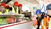 Even the most seasoned sausage man can get a sweat on his forehead when sausages for 1,100 people have to be passed over the counter in half an hour.